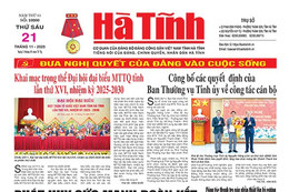 Báo in Hà Tĩnh ngày 21/11/2025