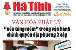 Báo in Hà Tĩnh cuối tuần ngày 8/11/2025