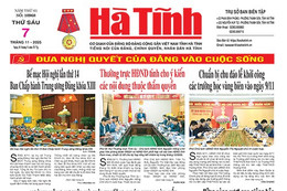 Báo in Hà Tĩnh ngày 7/11/2025