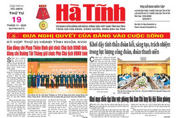 Báo in Hà Tĩnh ngày 19/11/2025