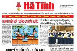 Báo in Hà Tĩnh ngày 25/3/2026