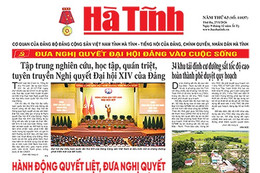 Báo in Hà Tĩnh ngày 27/1/2026