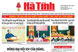 Báo in Hà Tĩnh ngày 14/1/2026