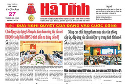 Báo in Hà Tĩnh ngày 27/11/2025