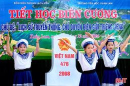 Bồi đắp tình yêu đất nước qua “Tiết học biên cương”