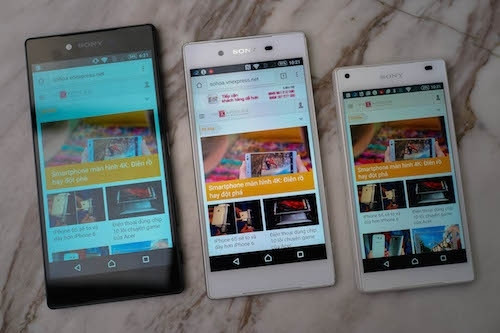 Bộ ba Xperia Z5 xuất hiện tại Việt Nam.