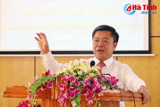 Hà Tĩnh tưng bừng khai giảng năm học mới ảnh 3