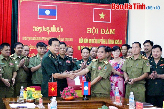 Hội đàm công tác bảo vệ biên giới Việt Nam – Lào ảnh 1 Hội đàm công tác bảo vệ biên giới Việt Nam – Lào ảnh 1