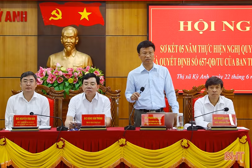 Thị xã Kỳ Anh chú trọng phát triển Đảng trong doanh nghiệp