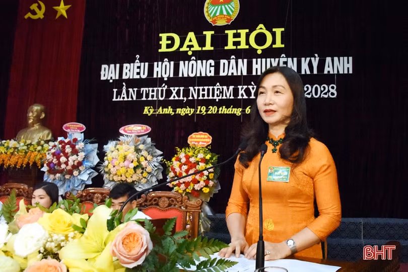 Hội nông dân các huyện Kỳ Anh, Vũ Quang đại hội nhiệm kỳ 2023 - 2028