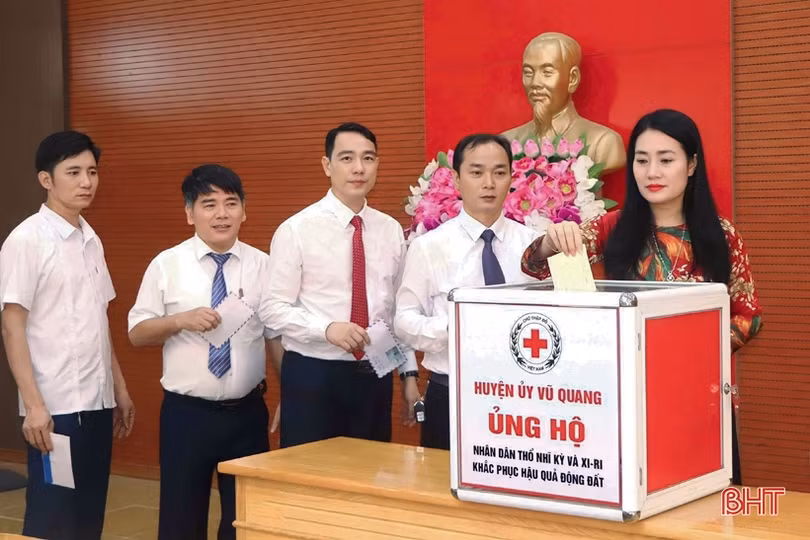 Hà Tĩnh quyên góp hơn 3,7 tỷ đồng ủng hộ người dân Thổ Nhĩ Kỳ và Syria