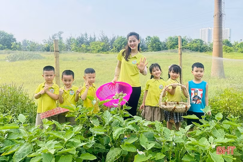 Mầm non Trí Đức: Mang tới trải nghiệm mới cho trẻ từ môi trường thực tế