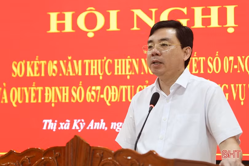 Thị xã Kỳ Anh chú trọng phát triển Đảng trong doanh nghiệp