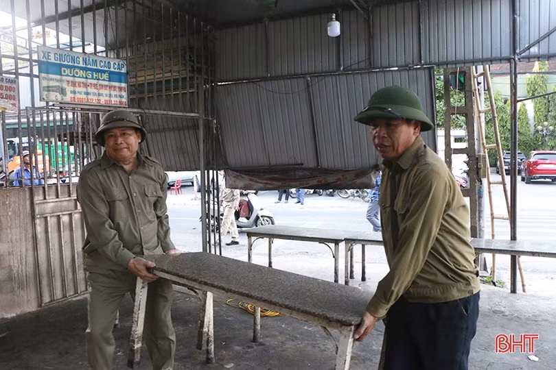 Giải phóng vỉa hè, tạo diện mạo cho khu vực trung tâm TP Hà Tĩnh