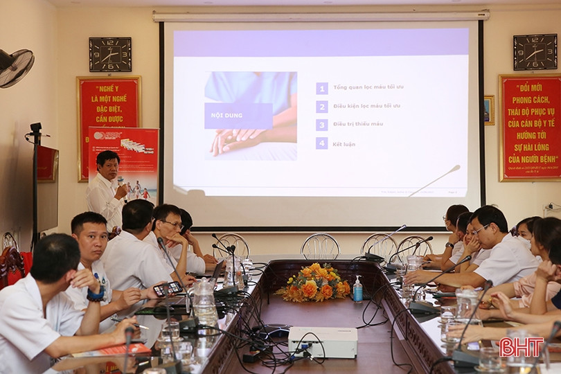 Cập nhật kiến thức chạy thận nhân tạo cho đội ngũ y tế Hà Tĩnh