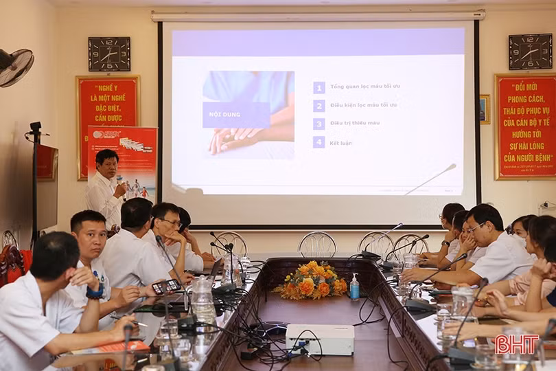 Cập nhật kiến thức chạy thận nhân tạo cho đội ngũ y tế Hà Tĩnh