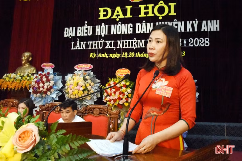Hội nông dân các huyện Kỳ Anh, Vũ Quang đại hội nhiệm kỳ 2023 - 2028