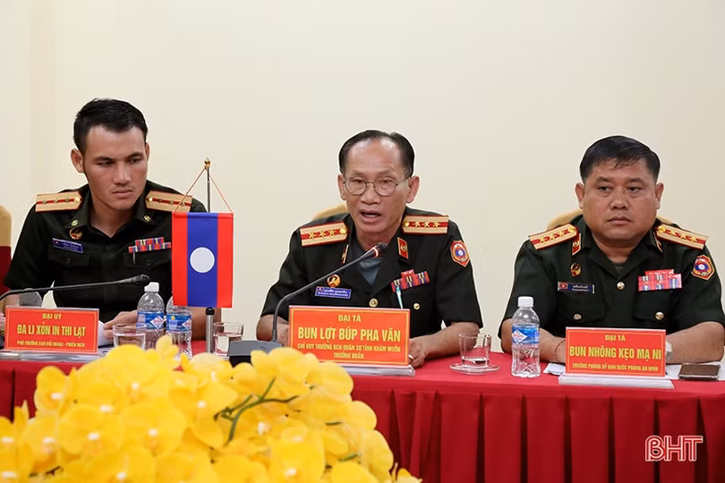 Góp phần thắt chặt tình hữu nghị, mối quan hệ đoàn kết đặc biệt Việt Nam - Lào