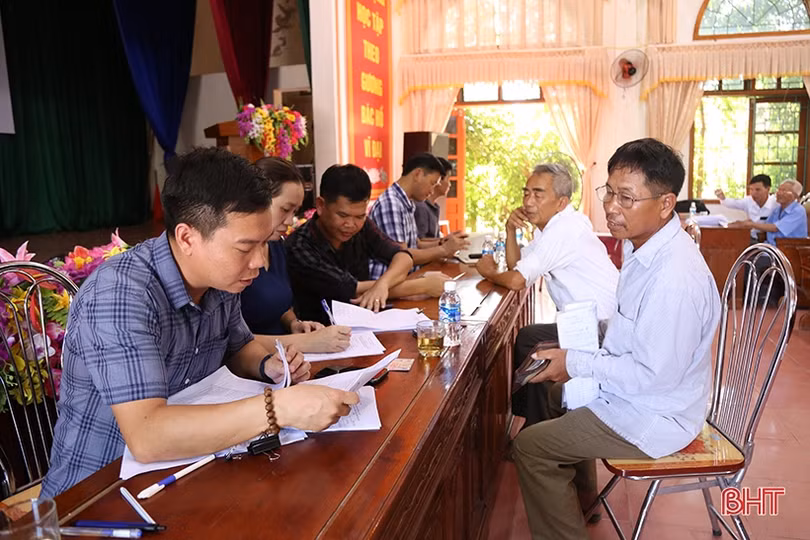 17 hộ dân Can Lộc nhận bàn giao đất tái định cư cao tốc Bắc – Nam