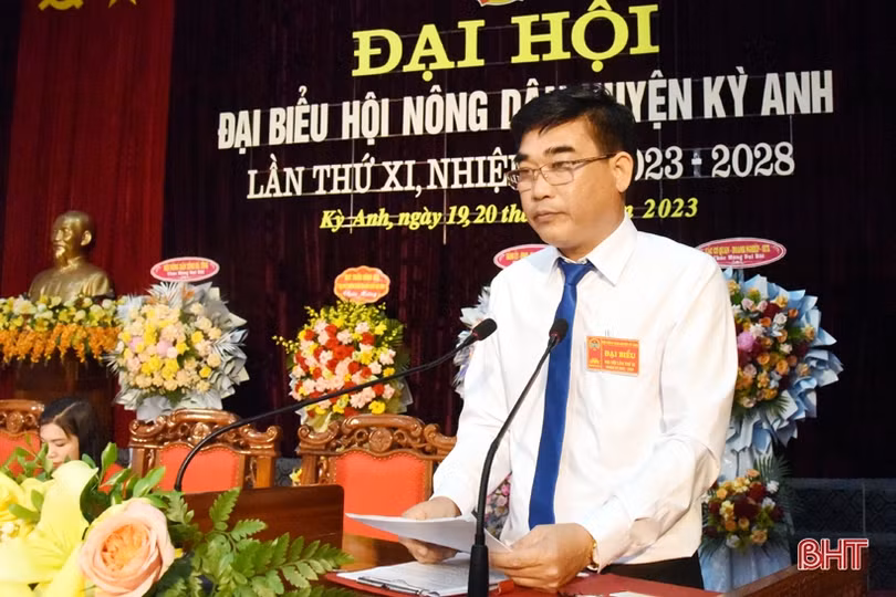 Hội nông dân các huyện Kỳ Anh, Vũ Quang đại hội nhiệm kỳ 2023 - 2028