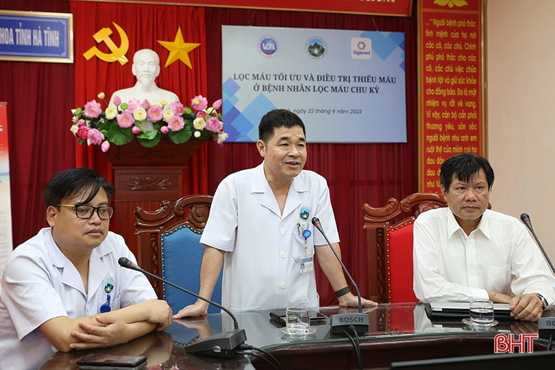 Cập nhật kiến thức chạy thận nhân tạo cho đội ngũ y tế Hà Tĩnh