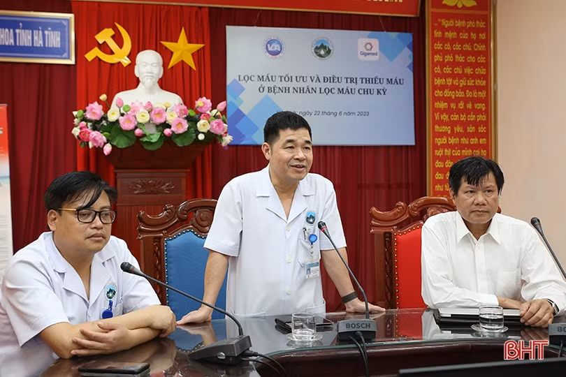 Cập nhật kiến thức chạy thận nhân tạo cho đội ngũ y tế Hà Tĩnh