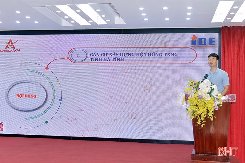 Cơ sở sản xuất ở Hà Tĩnh sẽ được cung cấp mã QR truy xuất nguồn gốc