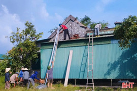 Thạch Hà xây mới, sửa chữa 82 nhà ở cho hộ nghèo, cận nghèo 