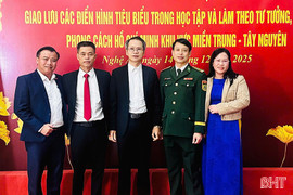 Hà Tĩnh có 1 tập thể, 1 cá nhân được vinh danh điển hình học và làm theo Bác khu vực miền Trung - Tây Nguyên 