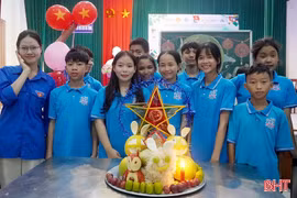 Trung thu đến sớm với Làng trẻ em mồ côi Hà Tĩnh