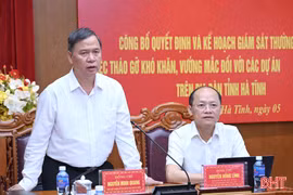 UBKT Trung ương công bố quyết định, kế hoạch giám sát thường xuyên tại Hà Tĩnh 