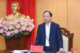 Ban Thường vụ Tỉnh ủy Hà Tĩnh họp bàn giải pháp phát triển kinh tế - xã hội năm 2026