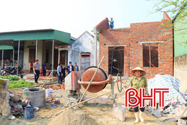 Thạch Hà huy động hơn 5,6 tỷ đồng hỗ trợ sửa chữa, xây mới nhà ở cho hộ nghèo, cận nghèo
