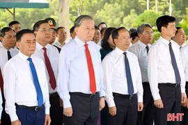 Lãnh đạo Đảng, Nhà nước dâng hương tưởng nhớ Tổng Bí thư Hà Huy Tập