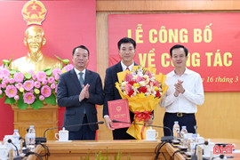 Ông Tô Thái Hòa được bổ nhiệm giữ chức vụ Phó Giám đốc Sở Xây dựng Hà Tĩnh 