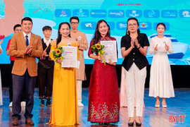 4 thí sinh Hà Tĩnh đạt giải tại hội thi nghiệp vụ hướng dẫn du lịch