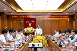 Ban Thường vụ Tỉnh ủy cho ý kiến về thành lập Khu thương mại tự do Vũng Áng và các nội dung quan trọng
