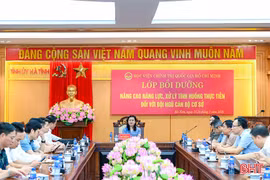 Nâng cao năng lực, xử lý tình huống thực tiễn đối với đội ngũ cán bộ cơ sở