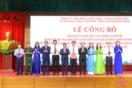 Tổ chức bộ máy, chức năng, nhiệm vụ của ủy ban MTTQ các cấp ở Hà Tĩnh