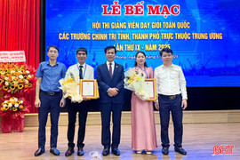 2 giáo viên Hà Tĩnh đạt giảng viên chính trị giỏi cấp toàn quốc