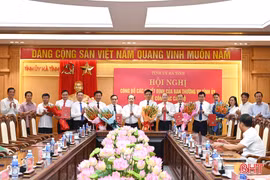 Ban Thường vụ Tỉnh ủy Hà Tĩnh công bố 6 quyết định về công tác cán bộ