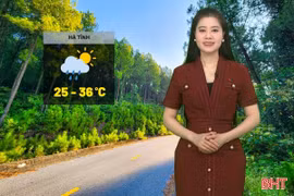 Dự báo thời tiết Hà Tĩnh ngày 1/10: Ngày nắng, chiều tối có mưa rào vài nơi
