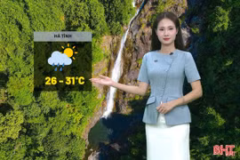 Dự báo thời tiết Hà Tĩnh ngày 24/8: Ngày nắng nhẹ, có mưa rào rải rác