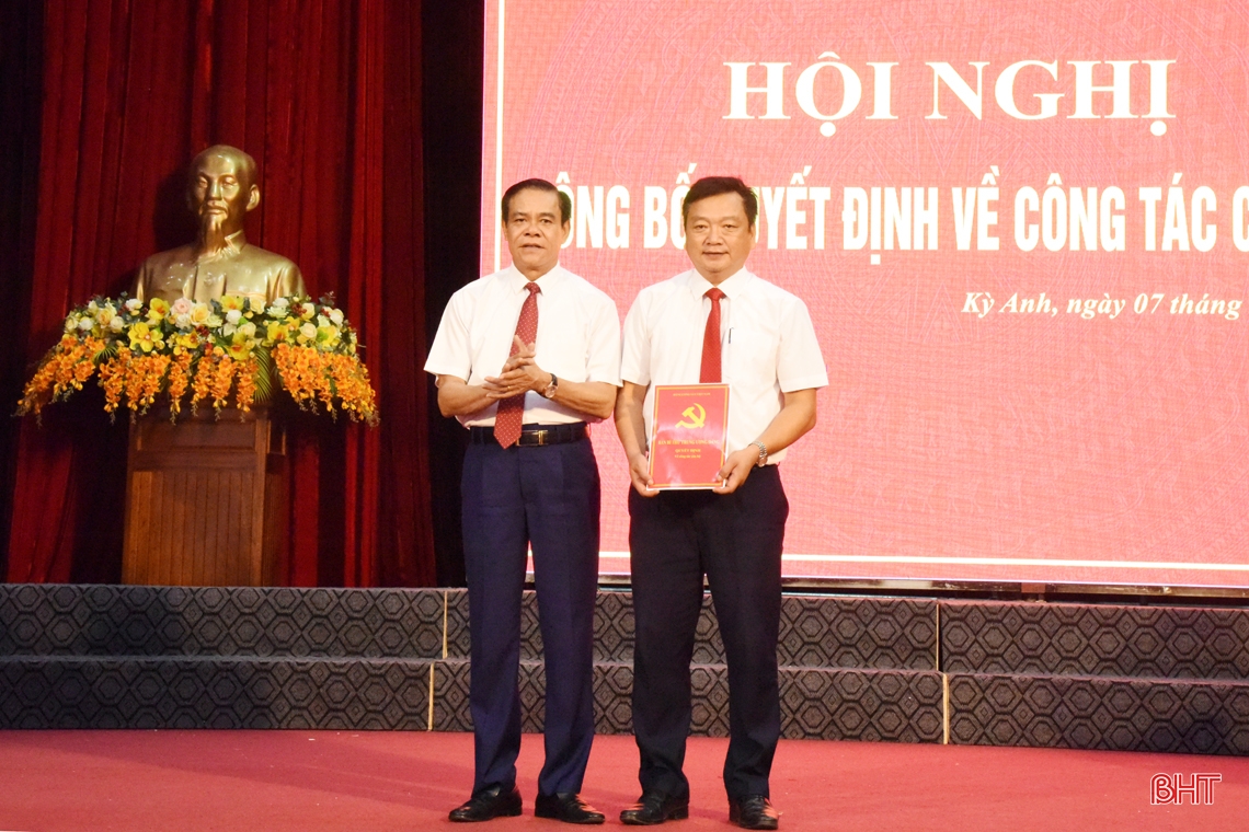 Bí thư Huyện ủy Kỳ Anh được chỉ định tham gia BCH Đảng bộ Hà Tĩnh