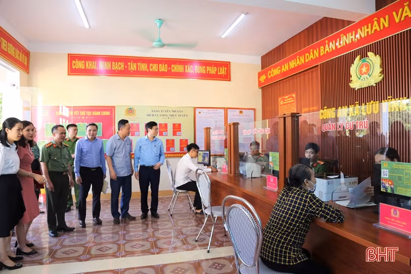 Ra mắt mô hình “Cải cách hành chính công an cấp xã” đầu tiên ở Hà Tĩnh