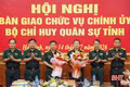 Bộ Chỉ huy Quân sự tỉnh Hà Tĩnh có tân Chính ủy