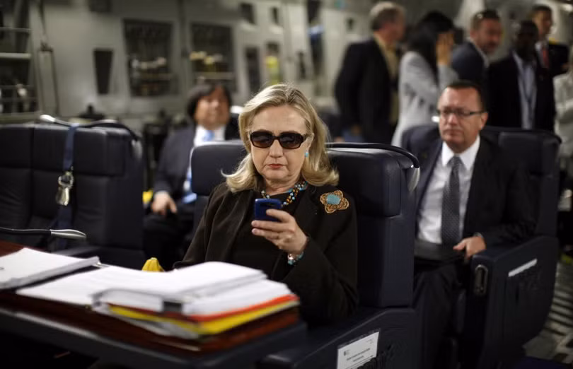 them nhung hinh anh an tuong nhat ve ung vien tong thong hillary clinton