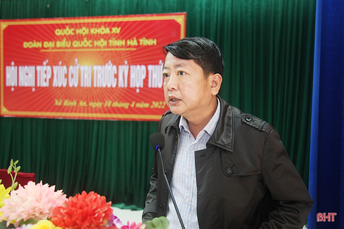 Cử tri Hà Tĩnh kiến nghị nhiều vấn đề về đất đai, kiểm soát giá cả hàng hóa