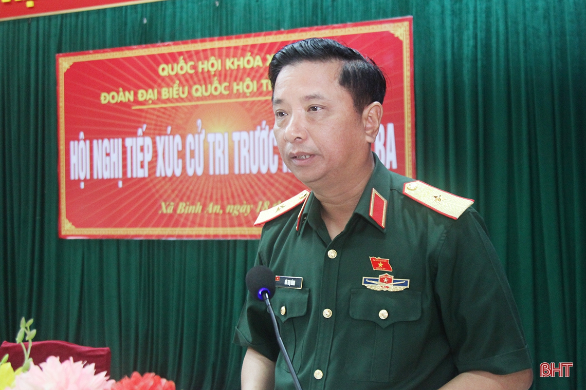 Cử tri Hà Tĩnh kiến nghị nhiều vấn đề về đất đai, kiểm soát giá cả hàng hóa