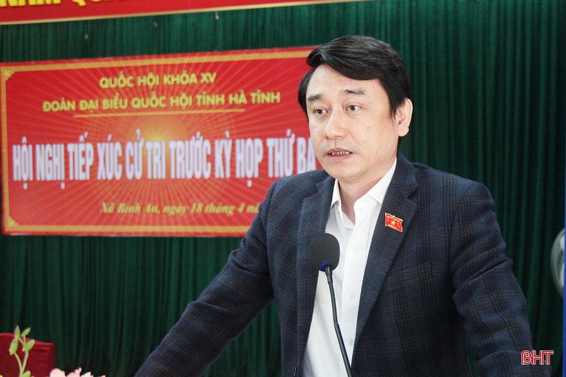 Cử tri Hà Tĩnh kiến nghị nhiều vấn đề về đất đai, kiểm soát giá cả hàng hóa